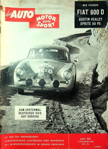 Deckblatt Auto Motor und Sport (25/1960)